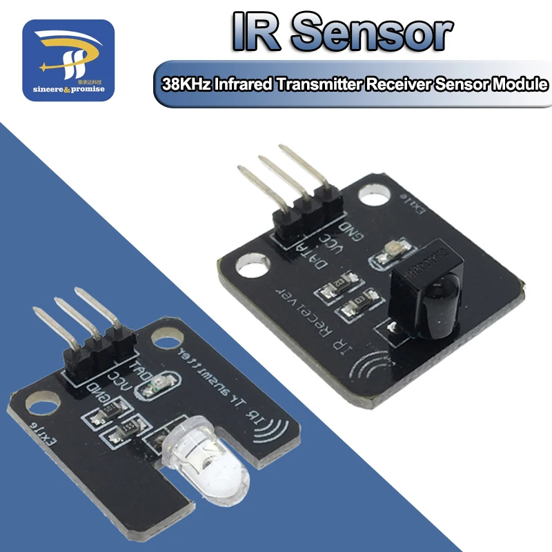IR Infrared Receiver Sensor Module F Mini 38KHz IR Infrared Transmitter Module 
