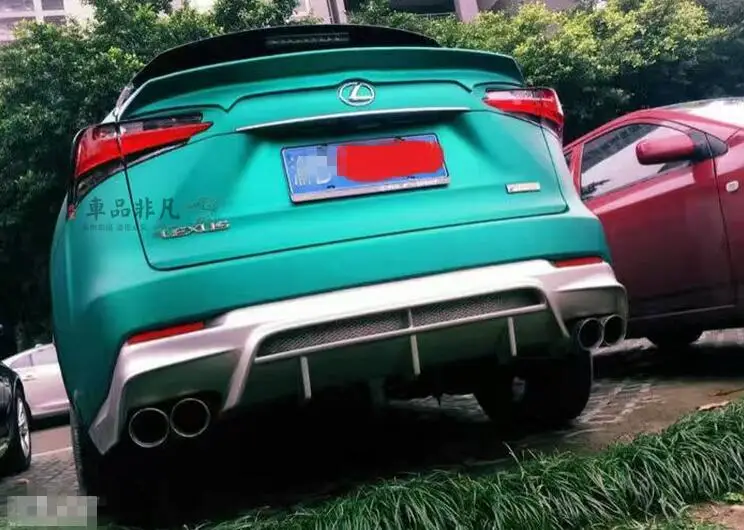 

High quality ABS Paint Car Rear Trunk Lip Spoiler Wing Fits For LEXUS NX NX200t NX300h 2015 2016 2017 2018 2019