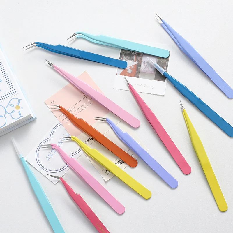14 designs kawaii roztomilá macarons kreativní papírnictví pinzeta DIY washi páska nálepky gadget multi-tool pinzeta ruka konto