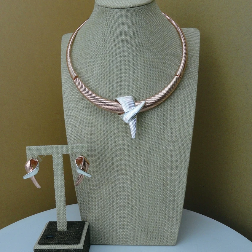 

Yuminglai Designer Jewelry Dubai Costume Jewelry Sets Necklace and Earrings FHK8044