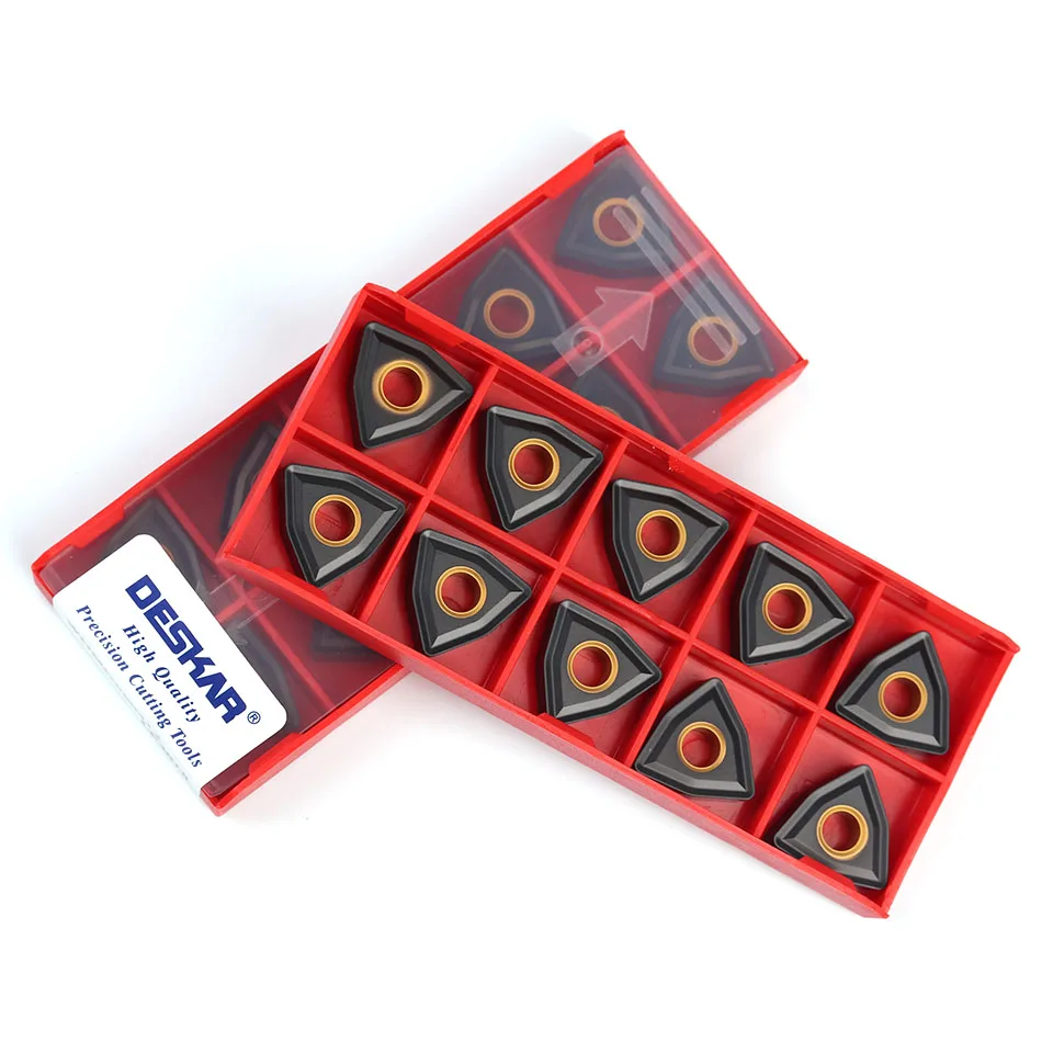 DESKAR WNMG080404 WNMG080408 WNMG080412 LF3018 100% 오리지널 주철 특수, CNC 선반 터닝 공구 초경 블레이드