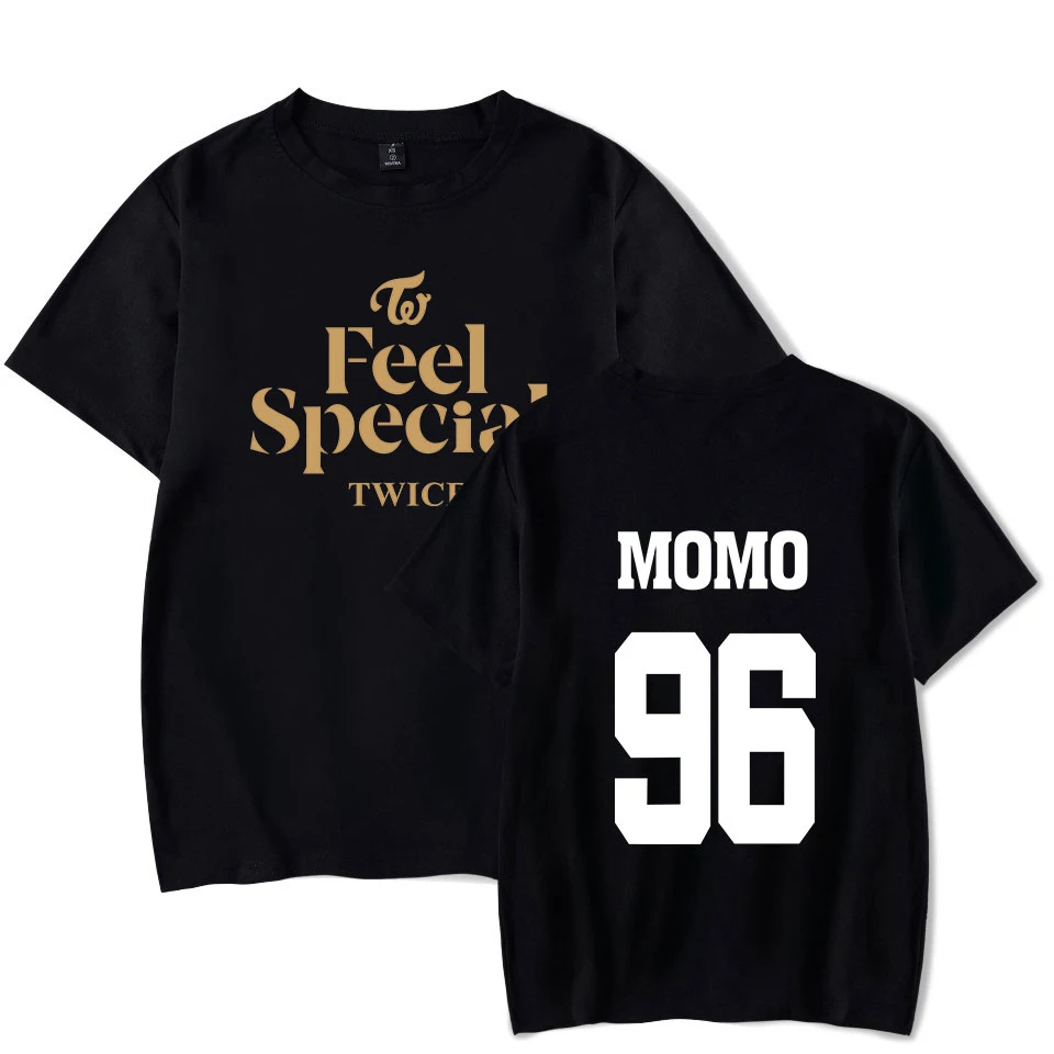 Новая корейская мода Kpop Twice Feel специальный альбом же печать футболки для мужчин/wo мужские футболки Harajuku Хип-Хоп Уличная футболка