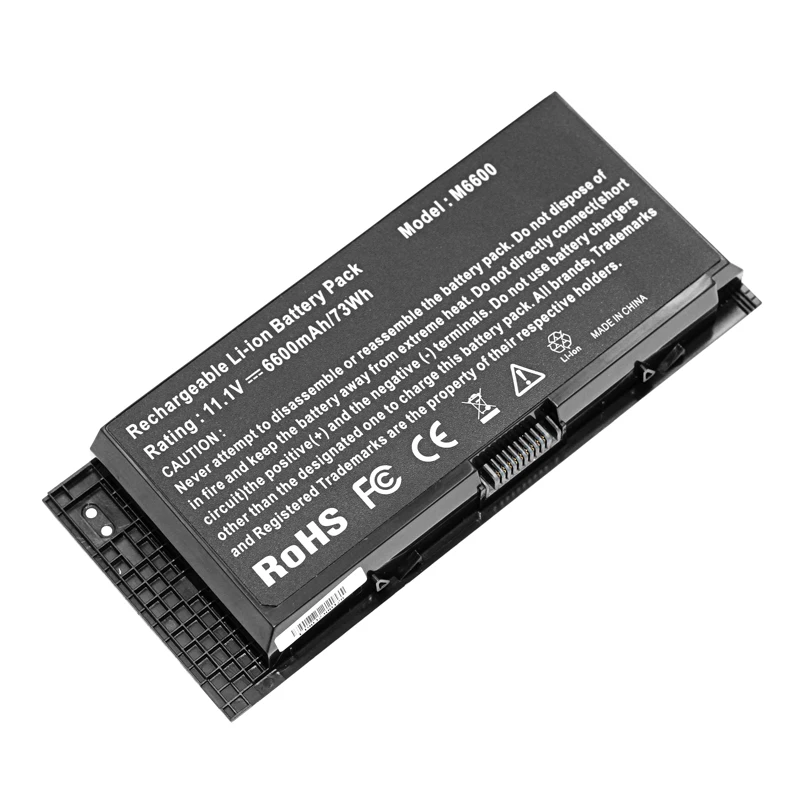 ApexWay 6600 мАч 9 ячеек Аккумулятор для ноутбука DELL Precision M4600 M4700 M4800 M6600 M6700 M6800 FV993 FJJ4W T3NT1