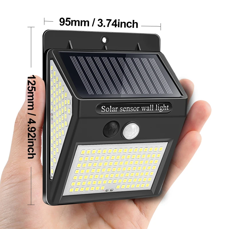 Goodland 228 144 LED Solar Light Outdoor Solar Lamp with Motion Sensor Solar Powered Sunlight Spotlights for Garden Decoration Goodland 228 144 LED Solar Light Outdoor Solar Lamp with Motion Sensor Solar Powered Sunlight Spotlights for Garden Decoration