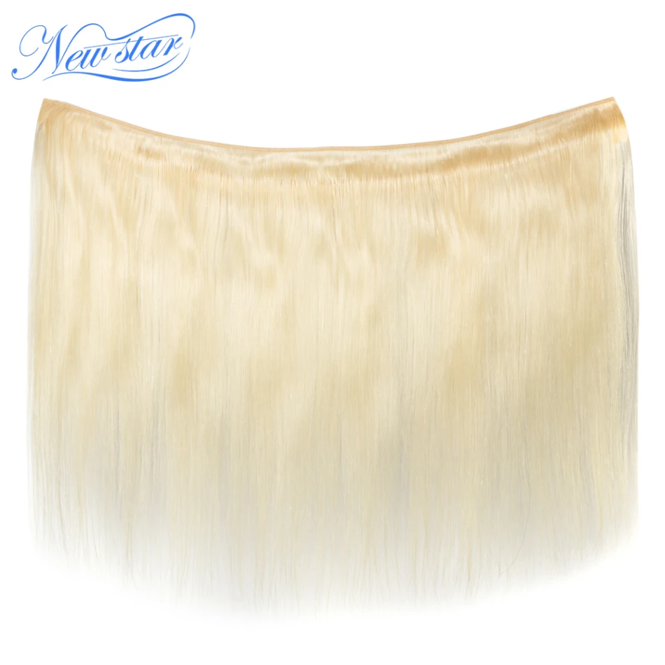 New star бразильский 613 прямые Инструменты для завивки волос 1/3/4 платины пряди Remy человеческие волосы 10A Мёд волосы цвета блонд для наращивания на заколках