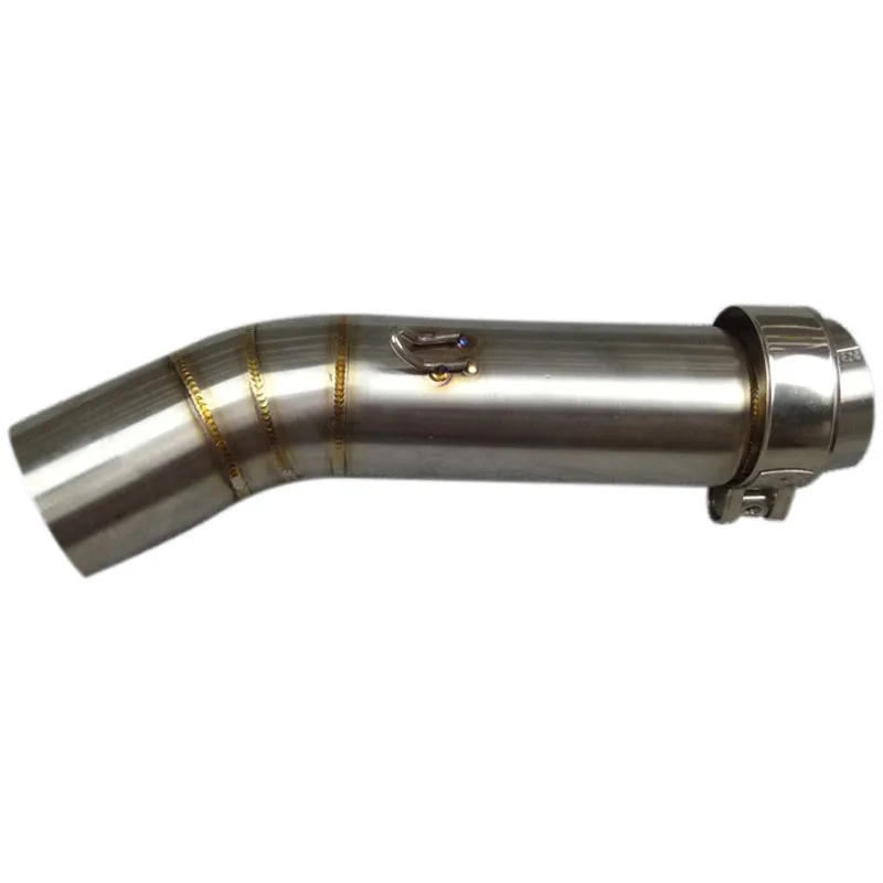 Мотоцикл выхлопной адаптер 51 мм Slip on Link Pipe Escape Mid труба зажим разъем для Honda CBR500 CBR500R CBR500X 2012
