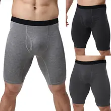 Мужские Простые Дышащие Боксеры, сексуальное теплое мягкое дышащее свободное нижнее белье с карманами, шорты, трусы Calzoncillo Hombre