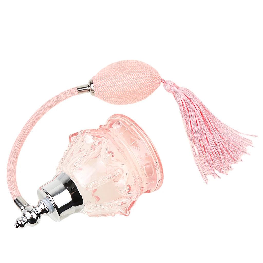 2pcs 100ml Vintage Crystal Style Refillable Perfume Atomizer Spray Bottle Travel Bottle Sprayer Decorative Case Wedding Favors