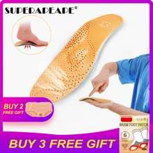 Горячая Распродажа, 2 пары, кожаная ортопедическая стелька для плоской стопы, поддержка свода стопы, 25 мм, ортопедические силиконовые стельки для мужчин и женщин