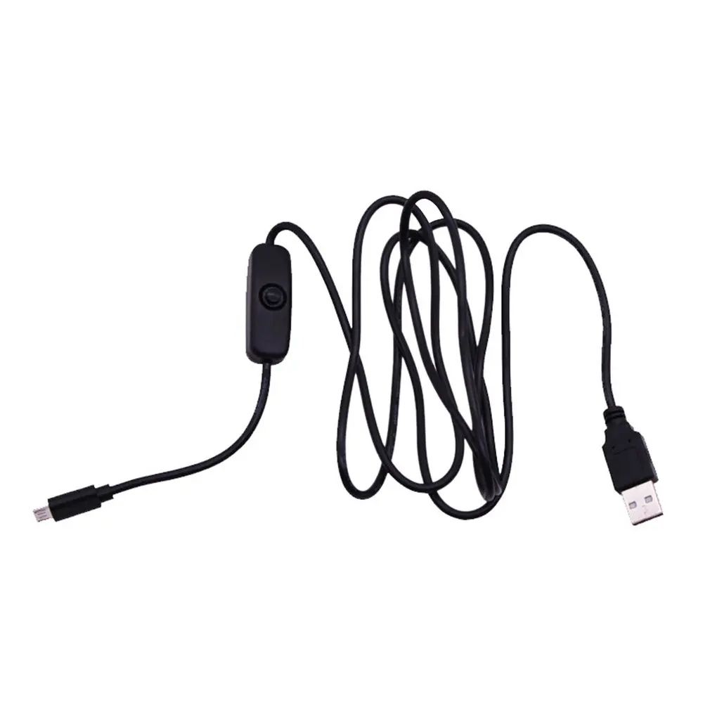 

Raspberry Pi 3 Generation 3b+ Power Cord With Switch Button Micro Usb Tablet Phone Charging 5v 2.5a/3a