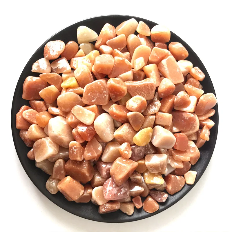 

100g Natural LargeParticle Red Dongling Jade Gravel Crystal Gravel Degaussing Stone Fish Tank Stone Decorative Stone Energy Cure