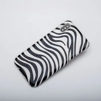 

New Style Zebra-Stripe Phone Case For IPhone X XS Max XR For Apple 5 5S SE 6 6S 7 8 Plus Protect Phone Case Half-Wrapped Case