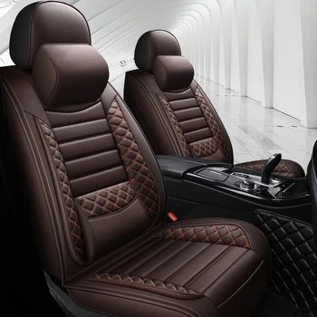 

Full Coverage Eco-leather auto seats covers PU Leather Car Seat Covers for lada lada44vu pickuptrucktotal datsun mido ondo