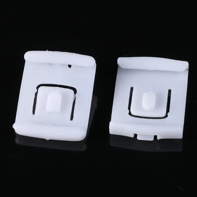 

2 Set 6 Piece Suit Seat Buckle Clip Runner Guide For V.W. GOLF MK1 MK2 MK3 CORRADO SCIROCCO White Plastic