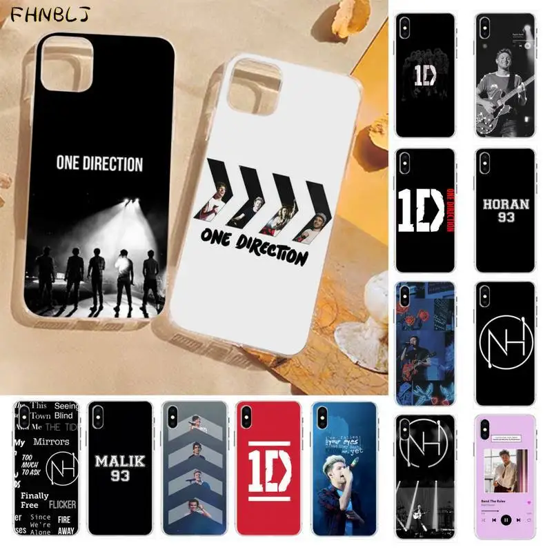 Мягкий силиконовый черный чехол FHNBLJ One Direction Niall Horan для iPhone 8 7 6 6S Plus X 5S SE 2020 XR 11 pro XS