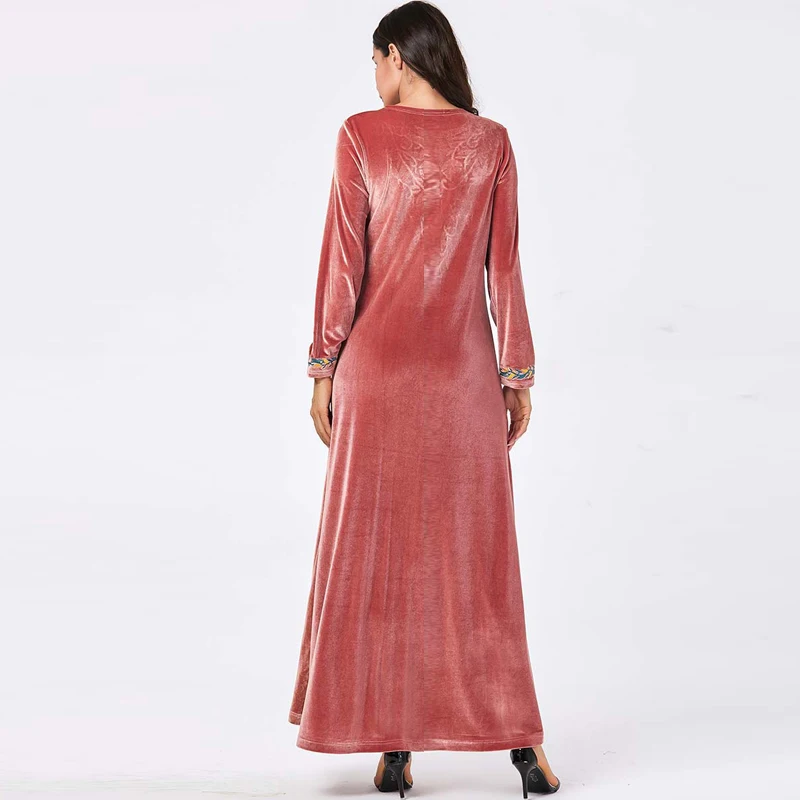 Кафтан Марокко Турция Исламская мусульманская абайя платье длинный хиджаб арабские платья Tesettur Elbise Robe Musulmane Longue Caftan Vestidos