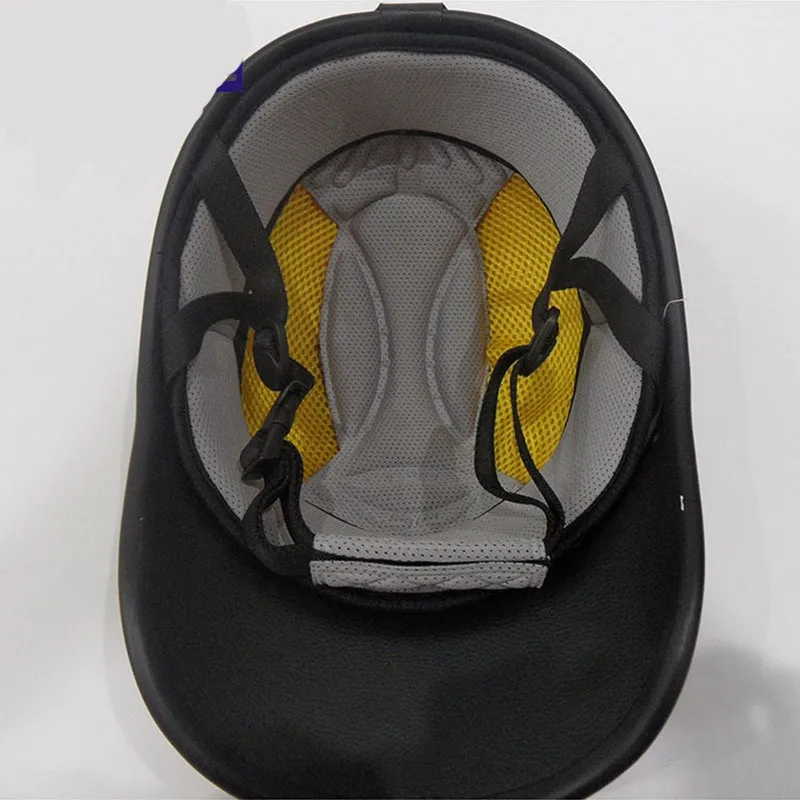 Свободный размер, мотоциклетные шлемы из искусственной кожи с открытым полулицевым покрытием, велосипедный шлем для скутера, Женский мотоциклетный шлем, бейсбольная Кепка Gorras de beisbol
