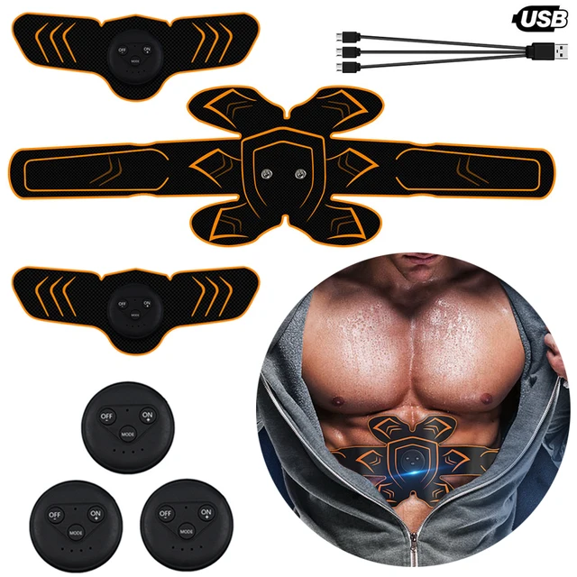 US $19.53 Abdominal Machine Vibration Fitness Massager Muscle Stimulator Slimming Belt ABS EMS Trainer Weight