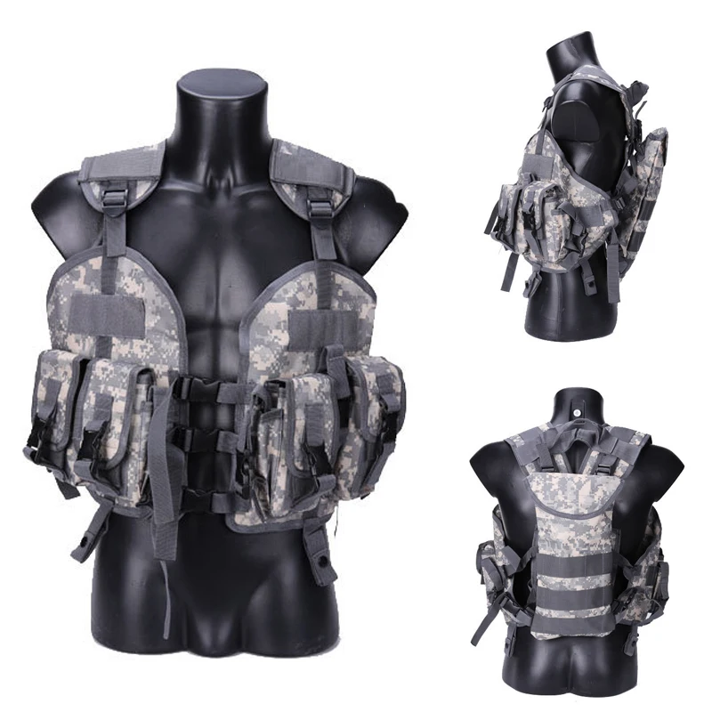  Seal Tactical Vest Camouflage Military Army Combat Vest For Men Hunting War Game Airsoft Outdoor Sp