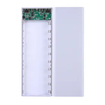 

Dual USB LCD Power Bank Shell 10x18650 Battery Case Charger Box Accessories N1HD
