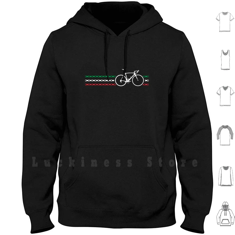 

Bike Stripes Italy - Chain hoodies Popular 100 Top Most Cool Retro Vintage Badge Emblem
