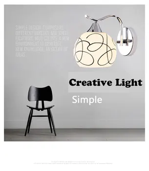 

LED 220V Wall Lamp for Modern Home Passage Living Room Lighting Decoration(No Light Source) Simple Style Fashion Taste Life