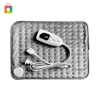 

6 heating setting electric heat therapy heating pad neck back pain soft body gray timer Japanese plug safe and comfortable Cozy