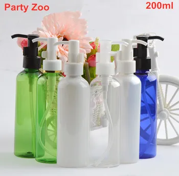 

300 X 200ML Colorful Empty Dispenser Foam Bottle Jar PET Travel Clear Squeezed Foaming Pump Makeup Face Lotion Liquid Container