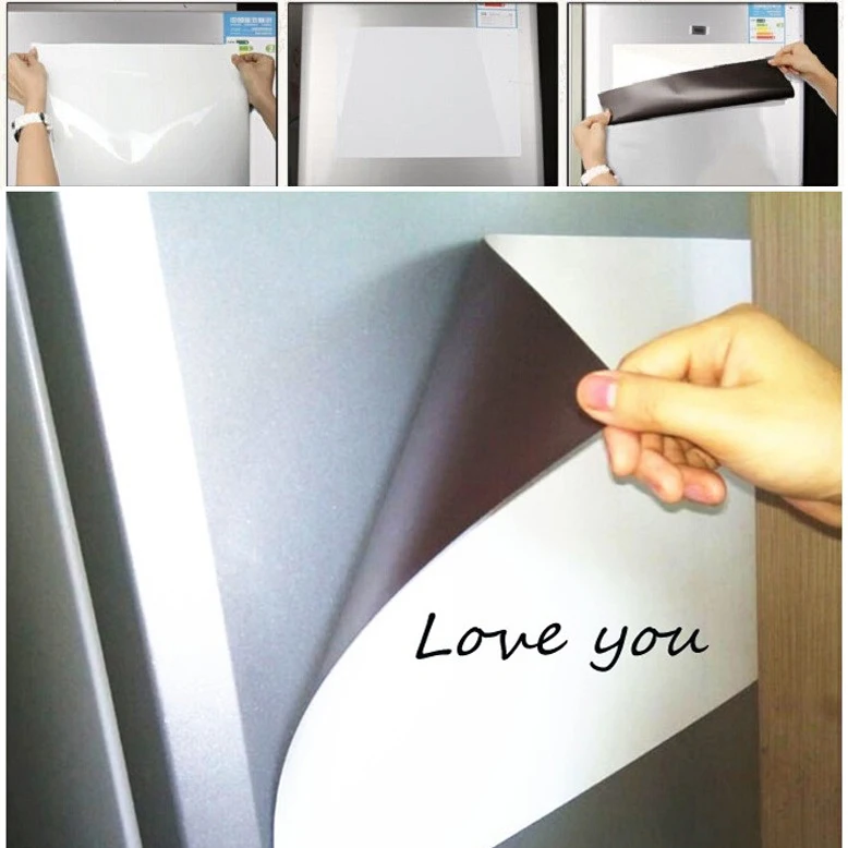 Soft Magnetic Whiteboard School Home Office Kitchen Dry Erase White Board Flexible Magnet Fridge Sticker Marker Watercolor Pen