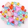 Silver claw settings 50pcs/bag shapes mix rainbow & jelly candy AB glass crystal sew on rhinestone wedding dress shoes bags diy ► Photo 3/6