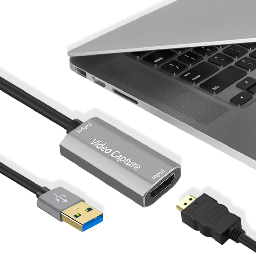 Carte d'acquisition vidéo USB 3.0 Type-C, 1080P 60fps, 4K, compatible HDMI,  boîtier de saisie pour Macbook PS4 5 XBox, enregistreur de caméra de jeu -  AliExpress