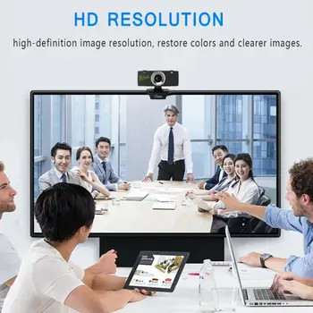 

USB2.0 HD Webcam USB Camera Video Recording Web Camera With Microphone For PC Computer Веб Камера 360 Degrees Rotatable