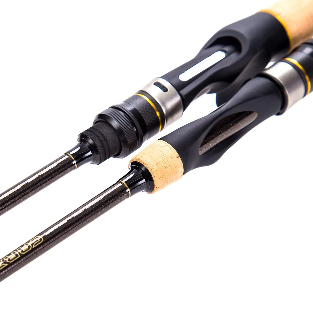 Японское спиннинговое удилище Fuji carbon ML M power 1 98 м ультралегкое с деревянной ручкой