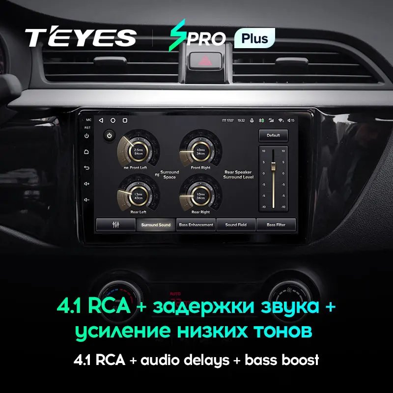 TEYES SPRO Plus Штатная магнитола For Киа Рио 4 Kia RIO 2016 2019 Android 10 до 8 ЯДЕР + 64ГБ 32EQ DSP 2DIN