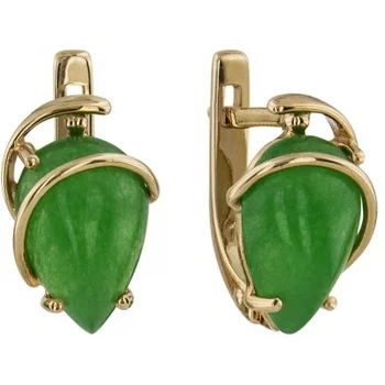 

Aloris earrings with 2 red gold agate