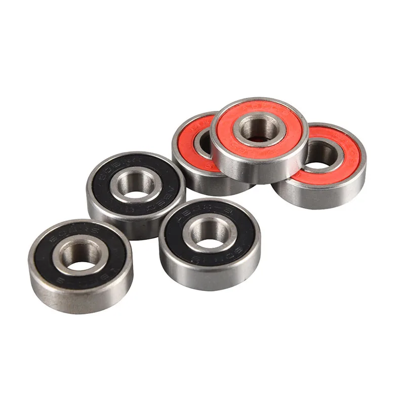 10 шт. ABEC 9 608 2RS Подшипники из нержавеющей стали высокая производительность анти-ржавый ролик скейт скутер скейтборд колеса подшипники 8x22x7 мм