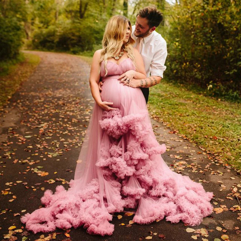 Fashion High Low Prom Maternity Dresses 