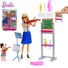 Бренд Барби суставы Move Doll музыка учительница Playset Reborn Baby день рождения подарки Boneca девочки ИГРУШКИ ДЛЯ МУЗЫКАЛЬНЫХ детей