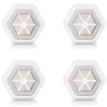 

Kitchen Towel Hooks - Set of 4 Self Adhesive Towel Hook - Easy Installation - Firmly Holds Towel Without Tearing