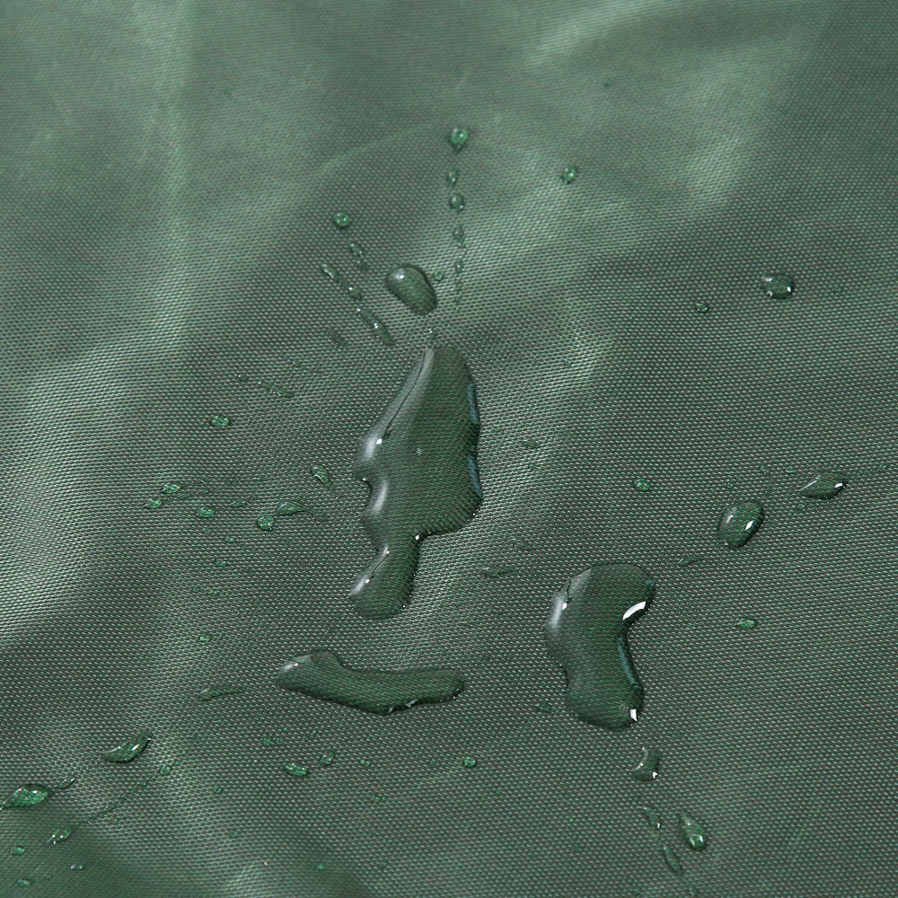 Army green OXFORD fabric square rain Poncho comfortable wear