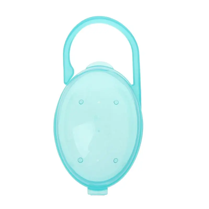 

1PCS Baby Solid Pacifier Box Soother Container Holder Pacifier Box Travel Storage Case Safe Holder Pacifier PP Plastic Box