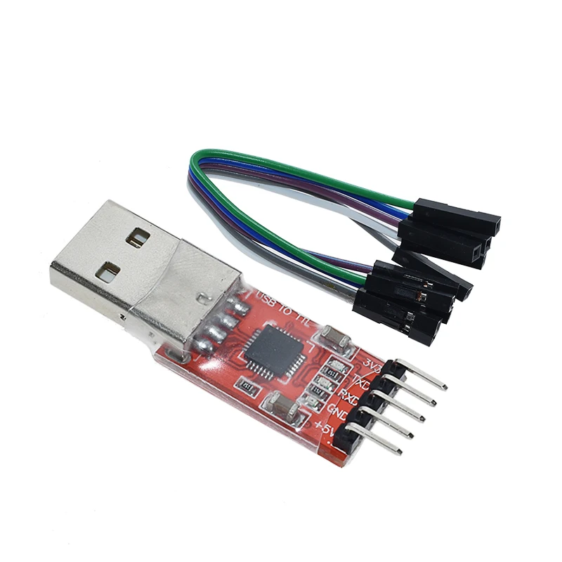 CP2102 USB 2,0 UART ttl 5PIN Соединительный модуль последовательный преобразователь STC заменить FT232 CH340 PL2303 - Цвет: CP2102 cable