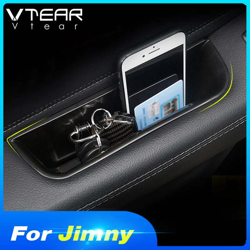 

Vtear For Suzuki Jimny Door Storage Box Organizer Door Handle Holder Tray Table Arm Rest Car-styling Decoration Accessories Part