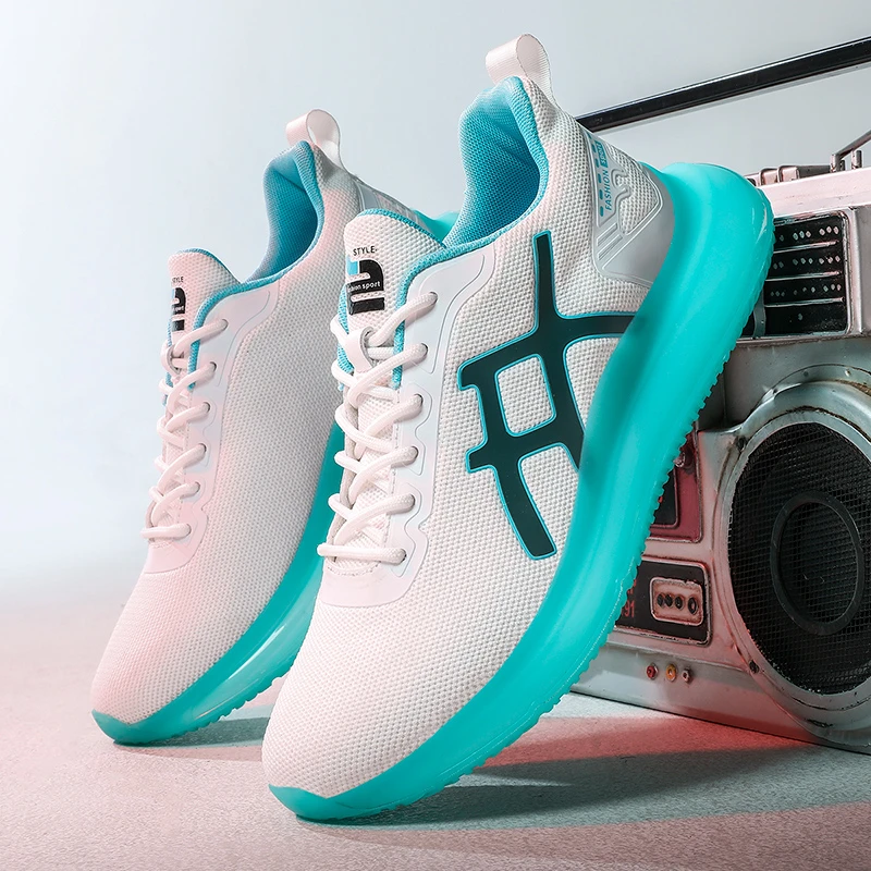 run cushion men's jogging shoes