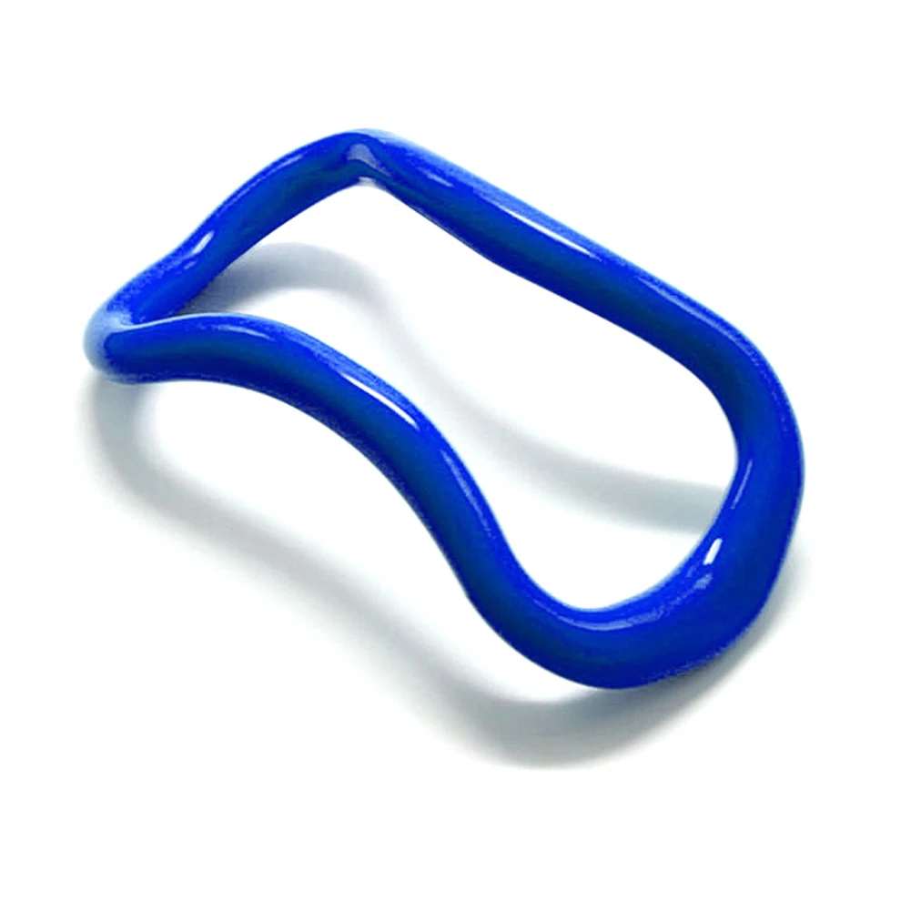 2 шт., растягивающееся кольцо для йоги, пилатеса, фитнеса, сопротивления, массажа, тренировки, тренажерного зала, тренировочный инструмент - Цвет: Синий