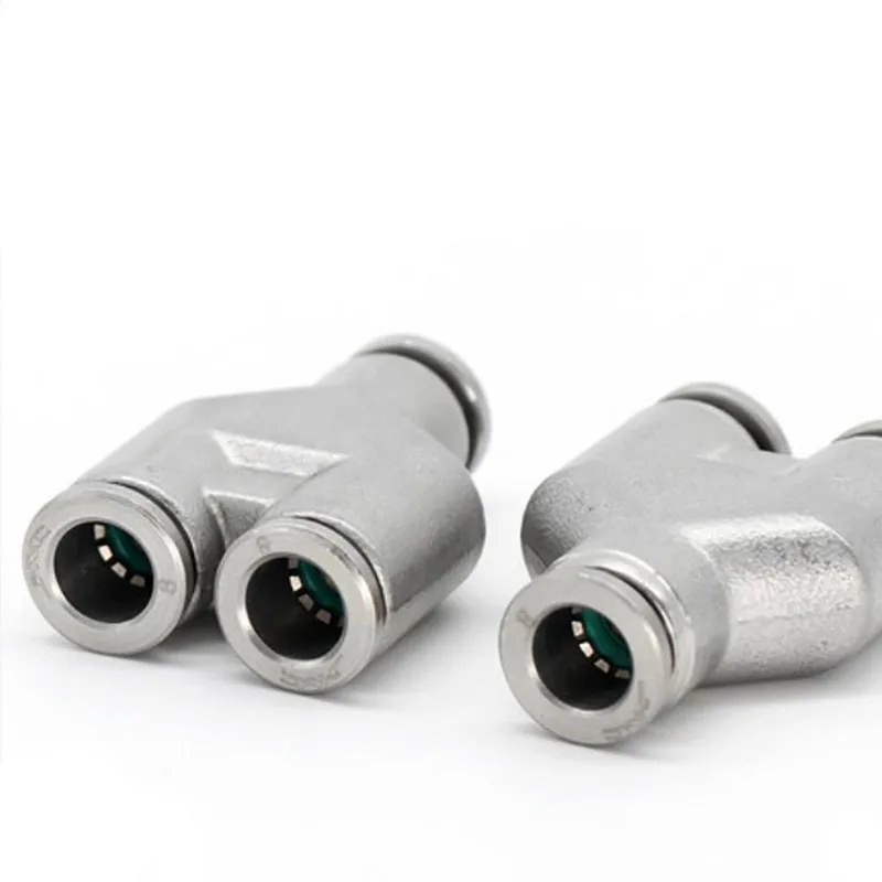 

Free shipping 10pcs PY6,PY4,PY8,PY10,PY12,PY14,PY16,304 Stainless Steel Union Y Connector