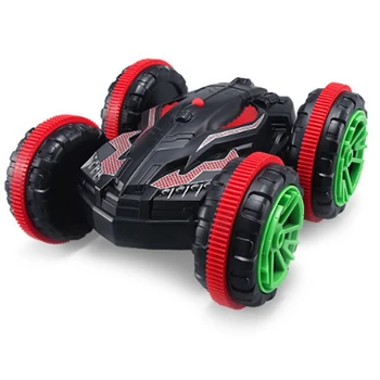 

Amphibious Remote Control Double-Sided Vehicle Four-Wheel Drive Off-Road Stunt Dumper Children's Toy Car