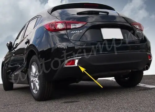ABS хромированные детали Foglight задний противотуманный фонарь Крышка лампы