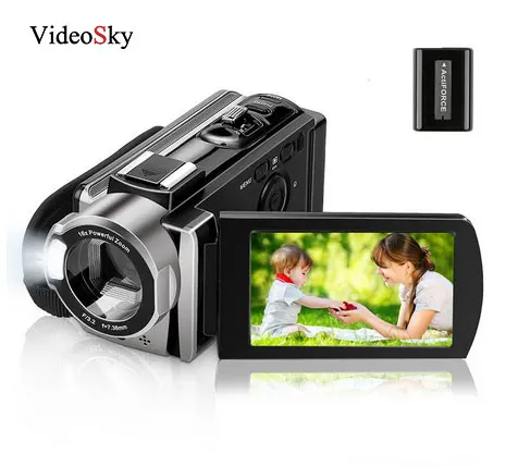 Видеокамера FHD 1080P 15FPS 24 м рекордер для Vlogging 3 0 дюймовый 16 кратный зум видеокамеры