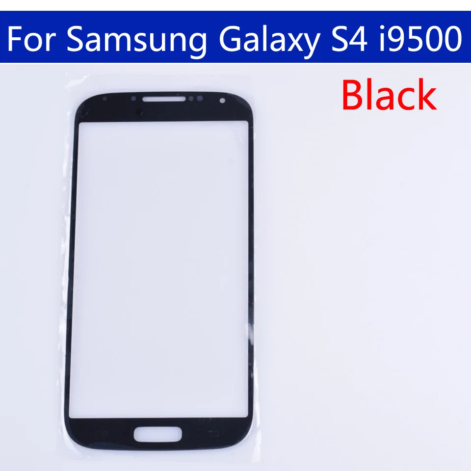 S4 Сенсорный экран для Samsung Galaxy S IV S4 i9500 i9505 i9506 i9515 i337 GT-i9505 lcd переднее внешнее стекло сенсорный экран Объектив 5,0"